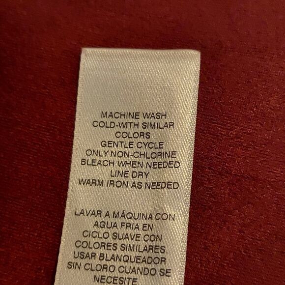 Chicos Size 1 Medium Brown Faux Suede Duster Cardigan Jacket Minimalist - Picture 9 of 9